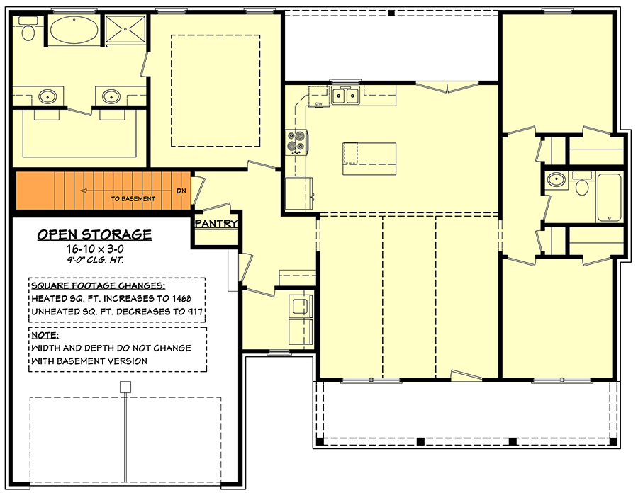 Budget Friendly Bedroom Single Story House With Farmhouse Front Porch