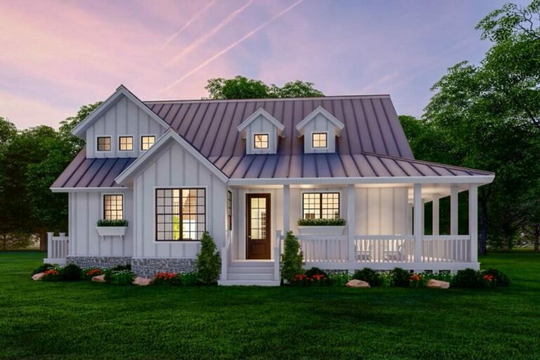 2-Story 3-Bedroom House With Dual Master Suites (Floor Plan)