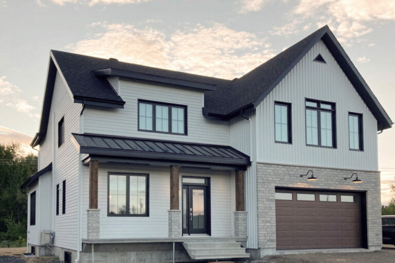 4-Bedroom Two-Story New American Farmhouse with Covered Rear Porch (Floor Plan)