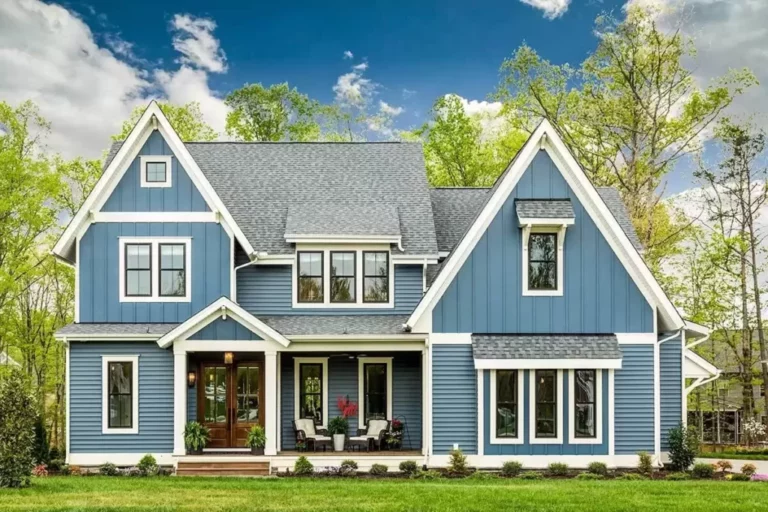4-Bedroom 2-Story Modern Farmhouse With Curb Appeal (Floor Plan)
