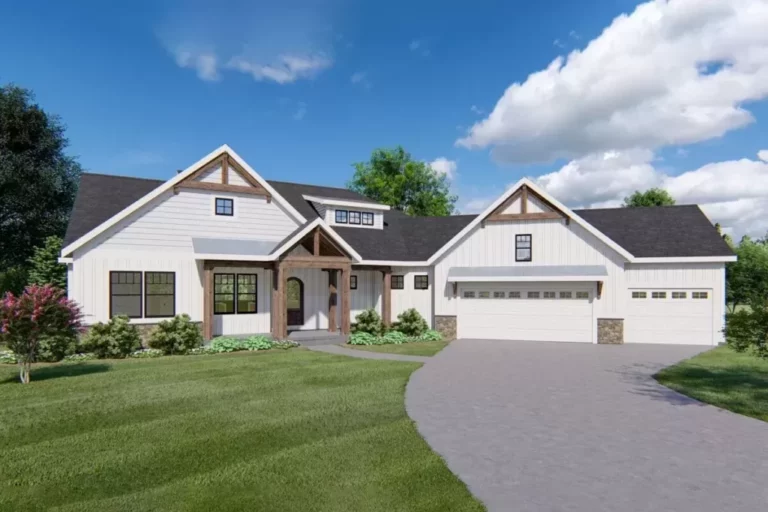 Exclusive 1-Story 5-Bedroom House with Split Bedrooms (Floor Plan)