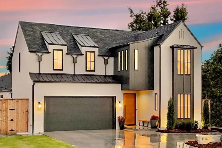 3-Bedroom Dual-Story Scandinavian-Style Transitional House with Flex Room (Floor Plan)
