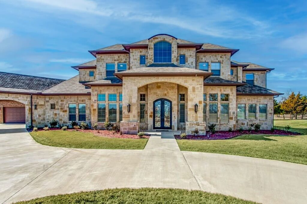 6-Bedroom 2-Story Luxury Estate With Dual Entry and 4-Car Garage (Floor Plan)