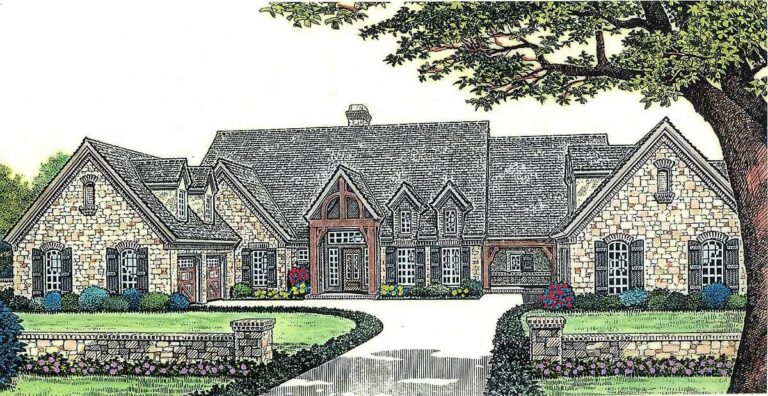 4-Bedroom Single-Story Home with Bonus Media Room (Floor Plan)