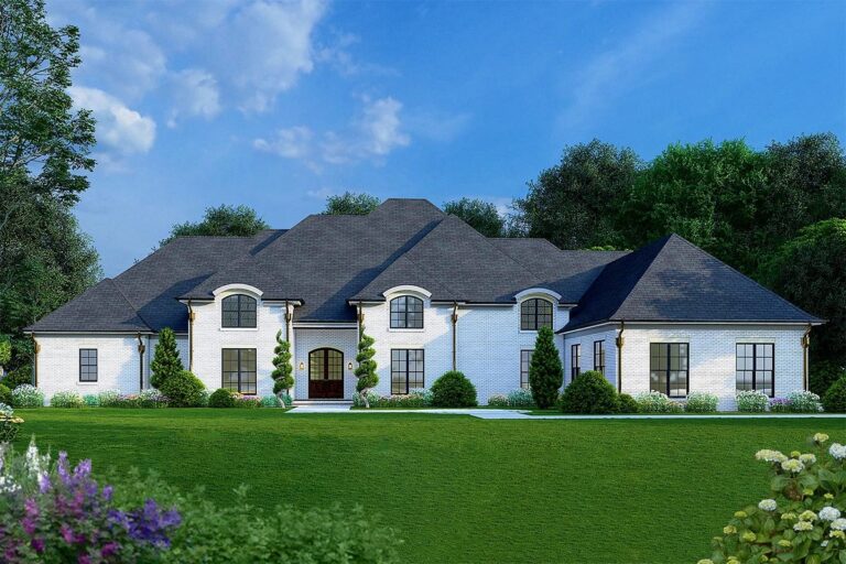 4-Bedroom 1-Story Hill Country Modern Farmhouse With Game Room & Pub-Style Wet Bar (Floor Plan)
