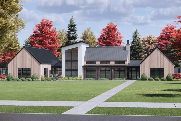 4-Bedroom 2-Story Country Home With Expansive Rear Porch (Floor Plan)