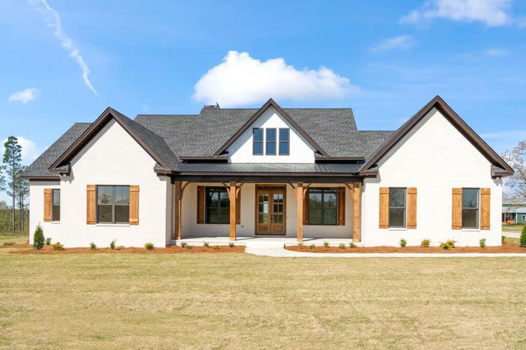 2-Story 4-Bedroom Modern Farmhouse with Optional Bonus Room (Floor Plan)