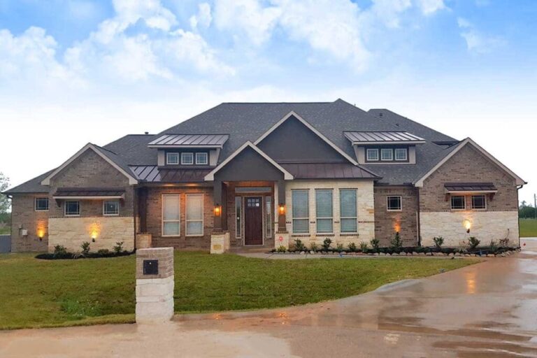 4-Bedroom Dual-Story Multi-Generational Home With Cabana (Floor Plan)