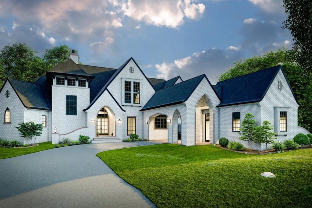 4-Bedroom 2-Story Transitional French Country Home with Bonus Room (Floor Plan)