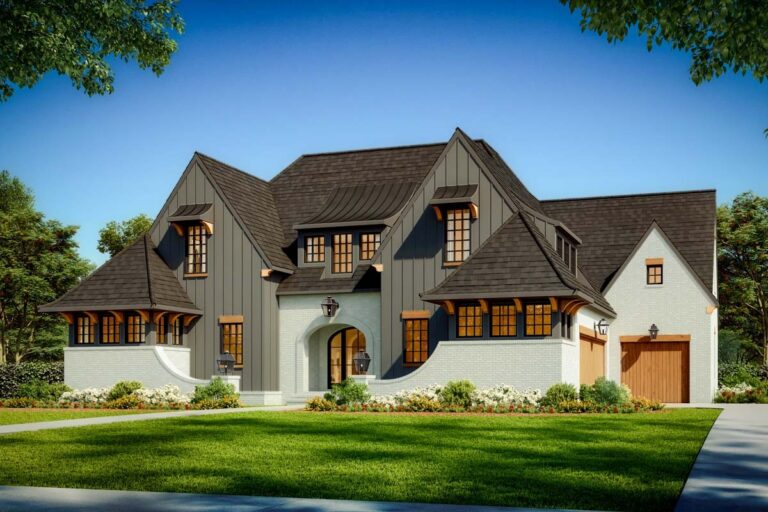 4-Bedroom 2-Story Modern Farmhouse With Bonus Room and Expansive Outdoor Living (Floor Plan)
