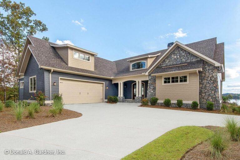 Elegant 4 Bedroom 1-Story Modern Farmhouse With Optional Basement and Outdoor Living (Floor Plan)