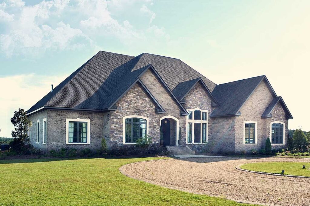 3-Bedroom One-Story House with Massive Grilling Porch with Fireplace (Floor Plan)