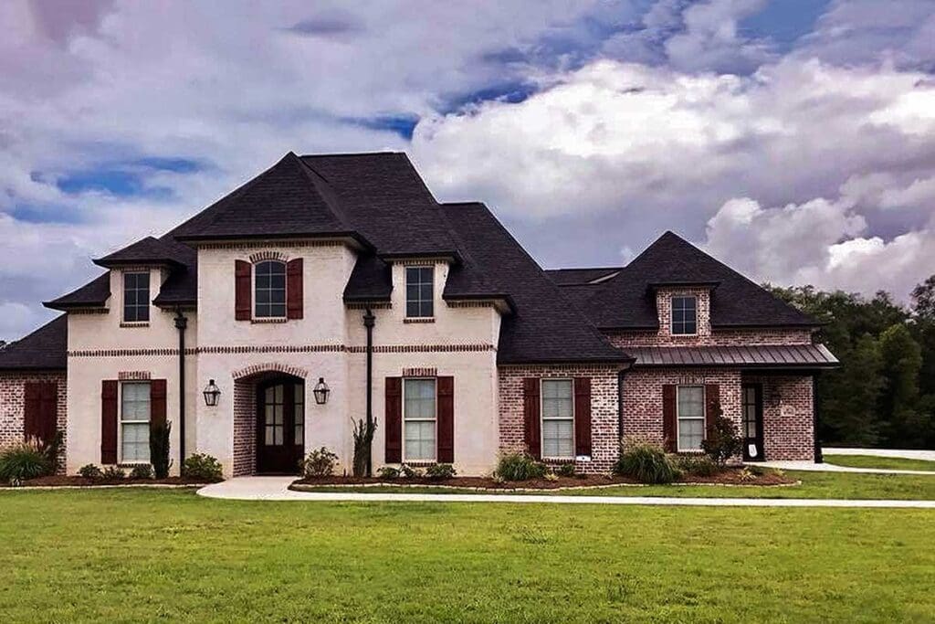 5-Bedroom Single-Story French Country Home with Outdoor Kitchen (Floor Plan)