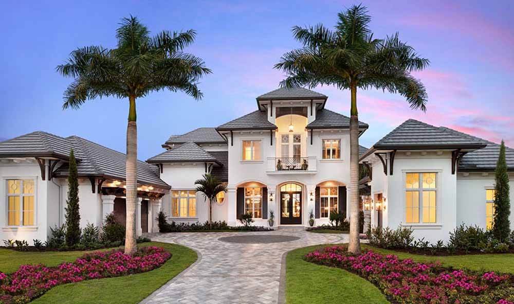 4-Bedroom 2-Story Modern Farmhouse With Expansive Lanai & Courtyard Garage (Floor Plan)