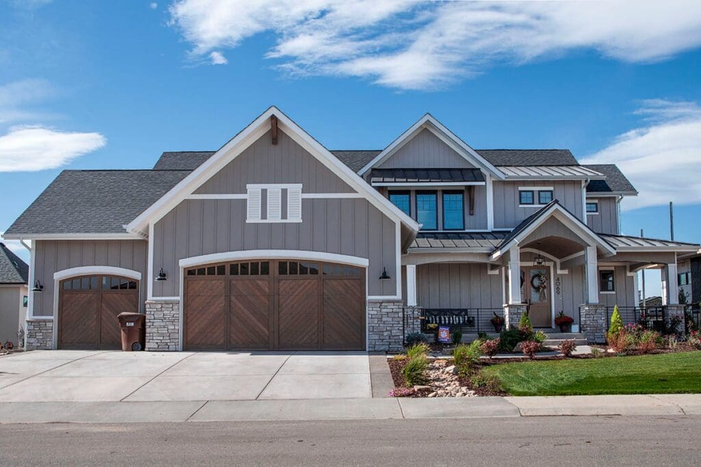4-Bedroom Two-Story New American Mountain House with Walk-out Basement (Floor Plan)v