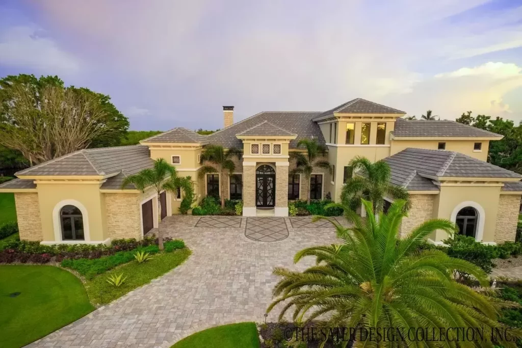 4-Bedroom 2-Story Mediterranean House with Outdoor Kitchen (Floor Plan)