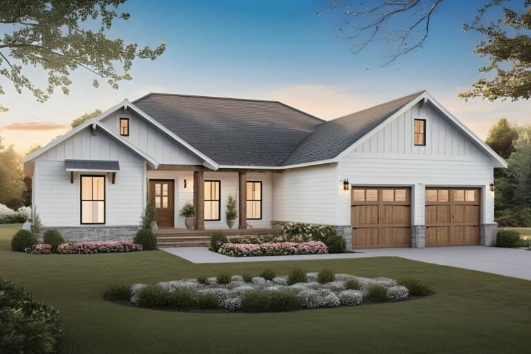 3-Bedroom 1-Story New American Ranch with Vaulted Great Room (Floor Plan)