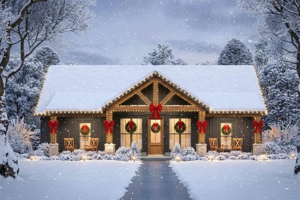 Charming 3-Bed 1-Story Farmhouse with Side-Entry Carport (Floor Plan)