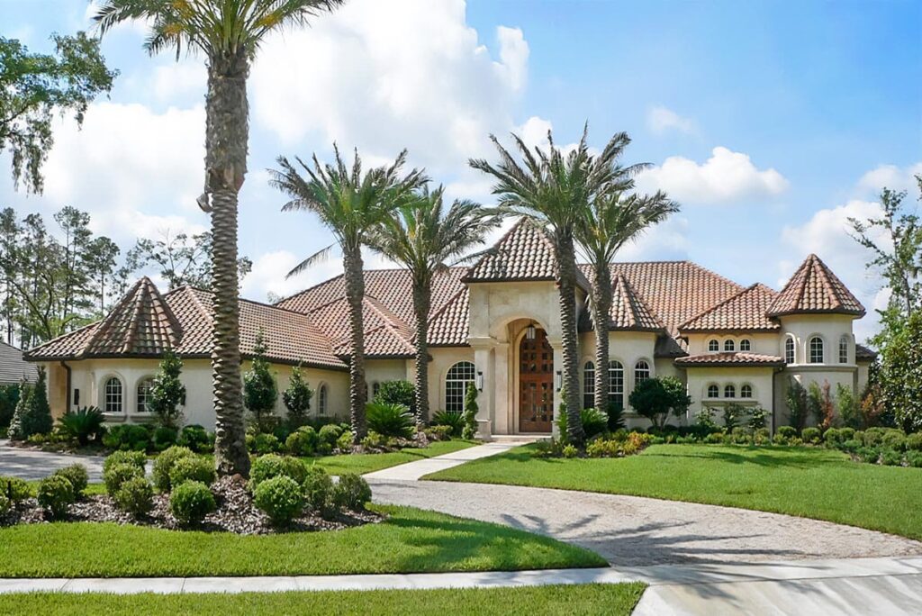 5-Bedroom 2-Story Chateau Style with Grand Courtyard Entry (Floor Plan)