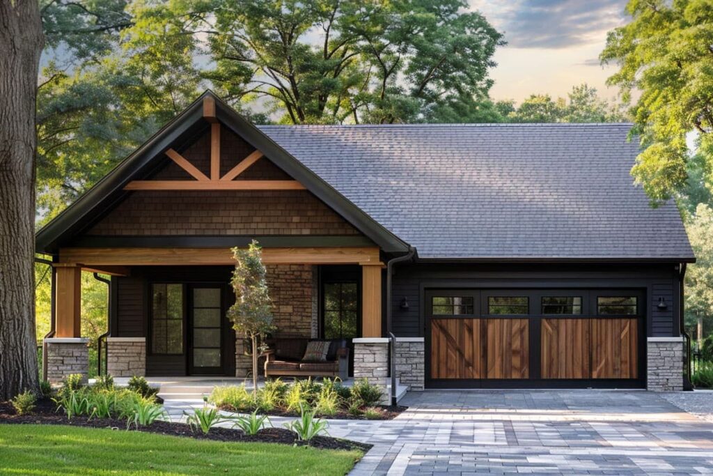 4-Bedroom 1-Story Craftsman Cottage with Vaulted Great Room and Optional Basement (Floor Plan)