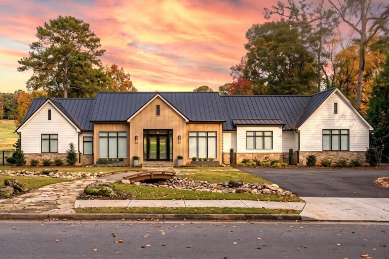 4-Bedroom 1-Story Contemporary With Vaulted Great Room And Outdoor Kitchen (Floor Plan)