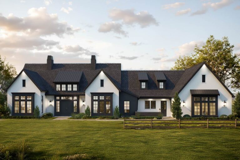 2-Bedroom 1-Story Ranch With Library/Study And Sunroom (Floor Plan)